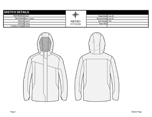 Tech Pack Template